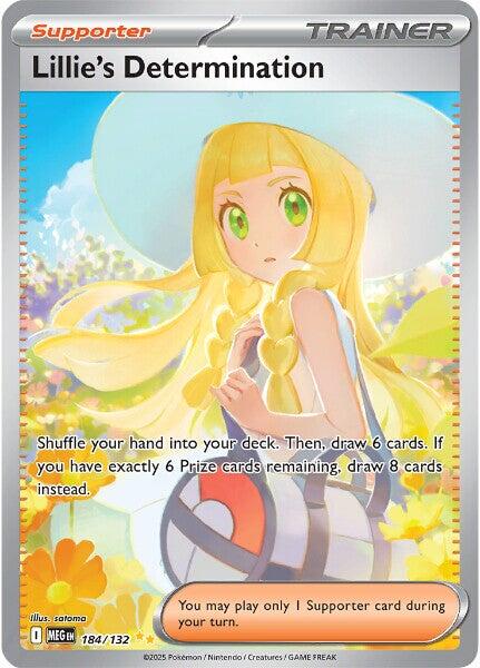 Lillie's Determination (184/132) [Mega Evolution: Base Set] | Infinity Cards & Collectibles
