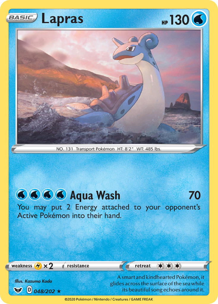 Lapras (048/202) [Sword & Shield: Base Set] | Infinity Cards & Collectibles
