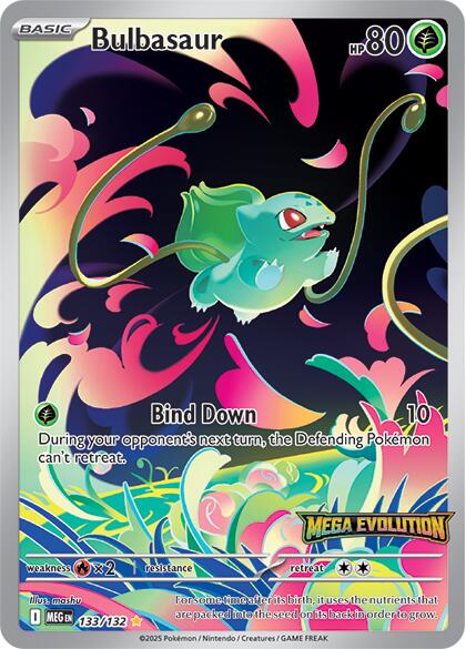 Bulbasaur (133/132) (Mega Evolution) [Mega Evolution: Base Set] | Infinity Cards & Collectibles