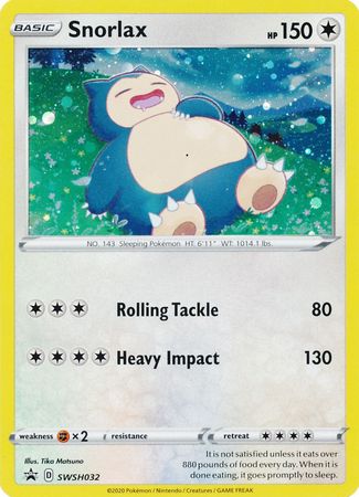 Snorlax (SWSH032) [Sword & Shield: Black Star Promos] | Infinity Cards & Collectibles