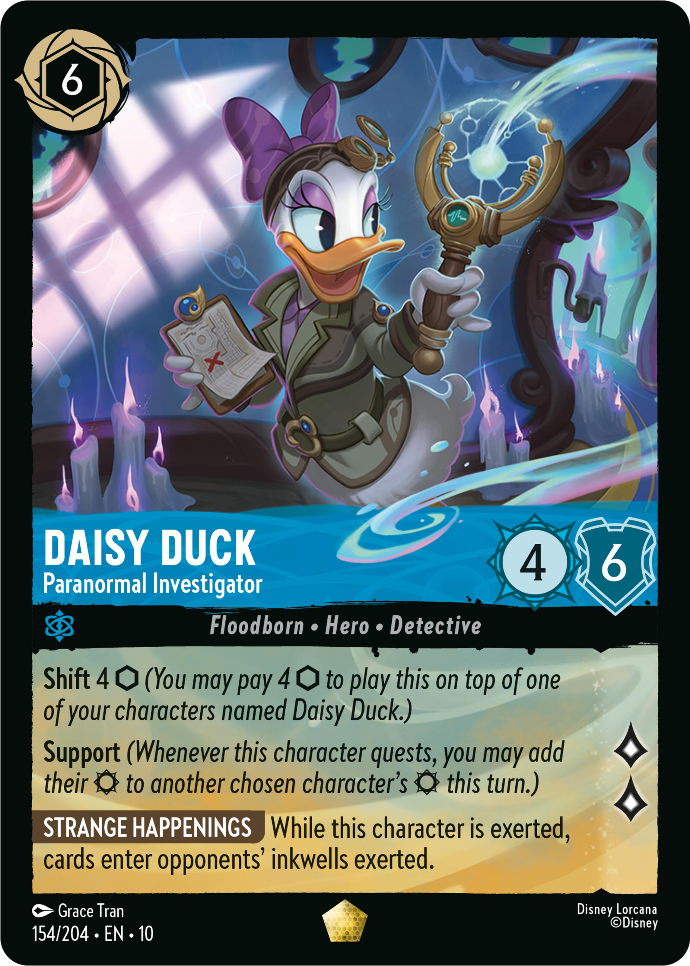 Daisy Duck - Paranormal Investigator (154/204) [Whispers in the Well] | Infinity Cards & Collectibles