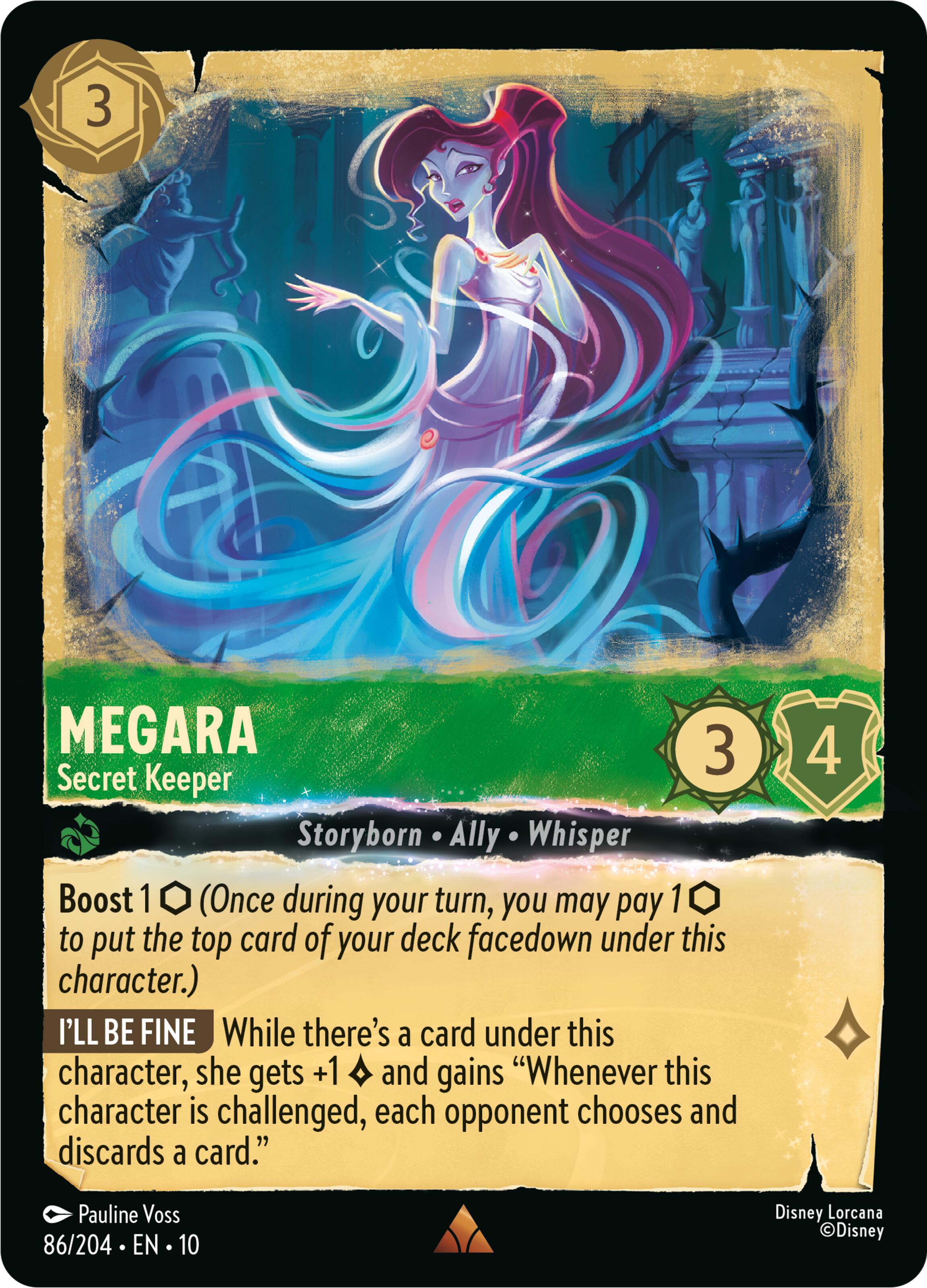 Megara - Secret Keeper (86/204) [Whispers in the Well] | Infinity Cards & Collectibles