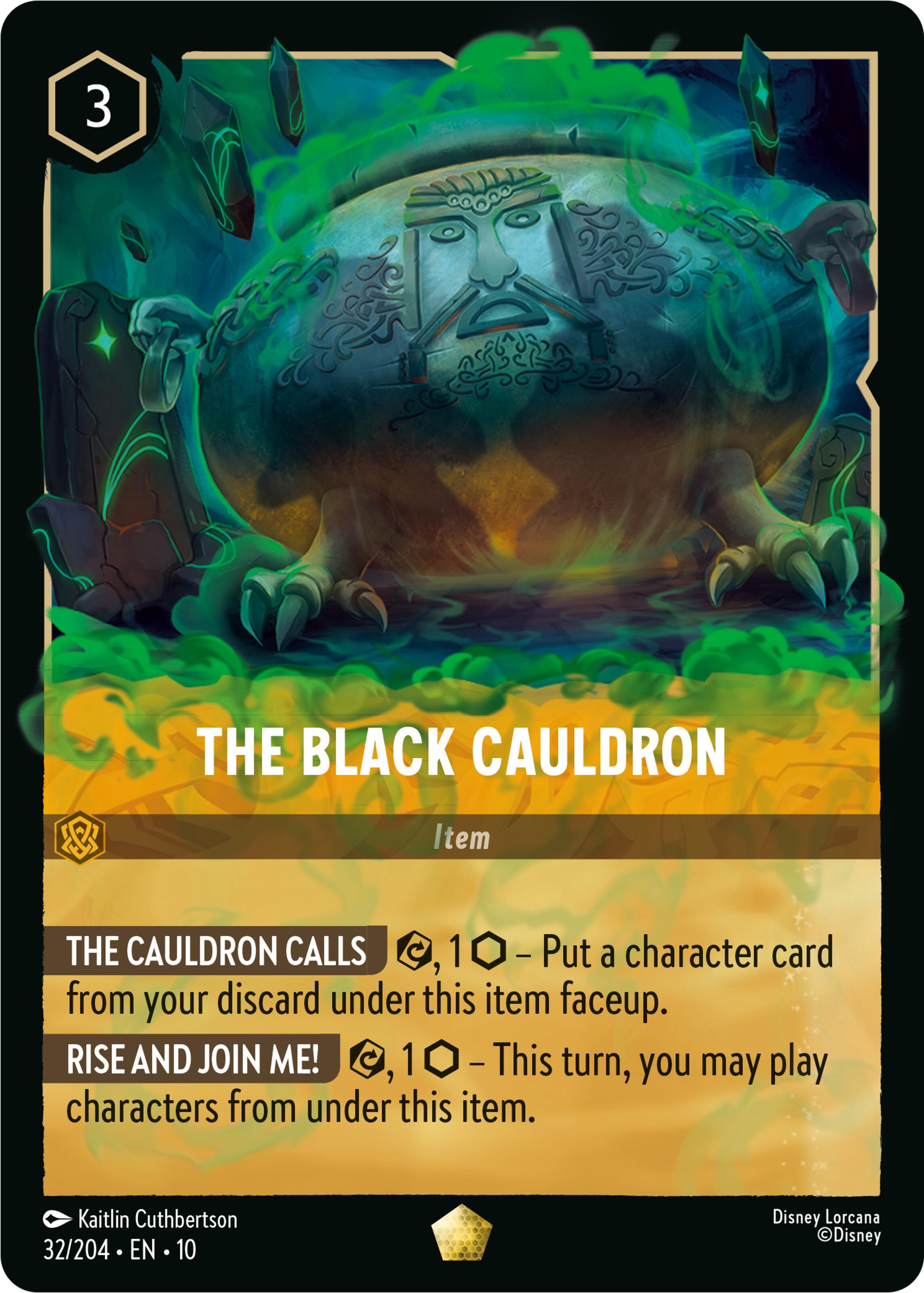The Black Cauldron (32/204) [Whispers in the Well] | Infinity Cards & Collectibles
