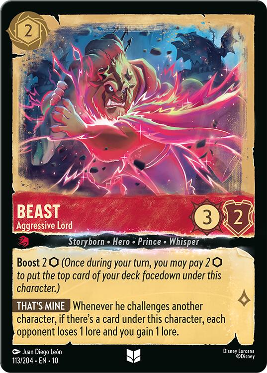 Beast - Aggressive Lord (113/204) [Whispers in the Well] | Infinity Cards & Collectibles