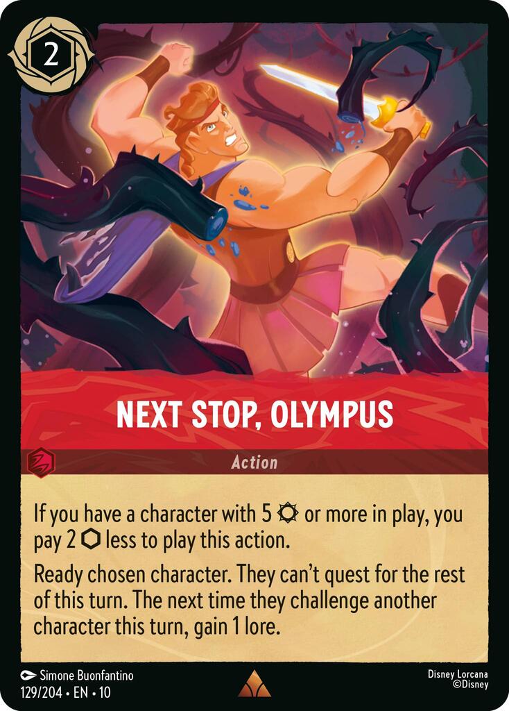 Next Stop, Olympus (129/204) [Whispers in the Well] | Infinity Cards & Collectibles