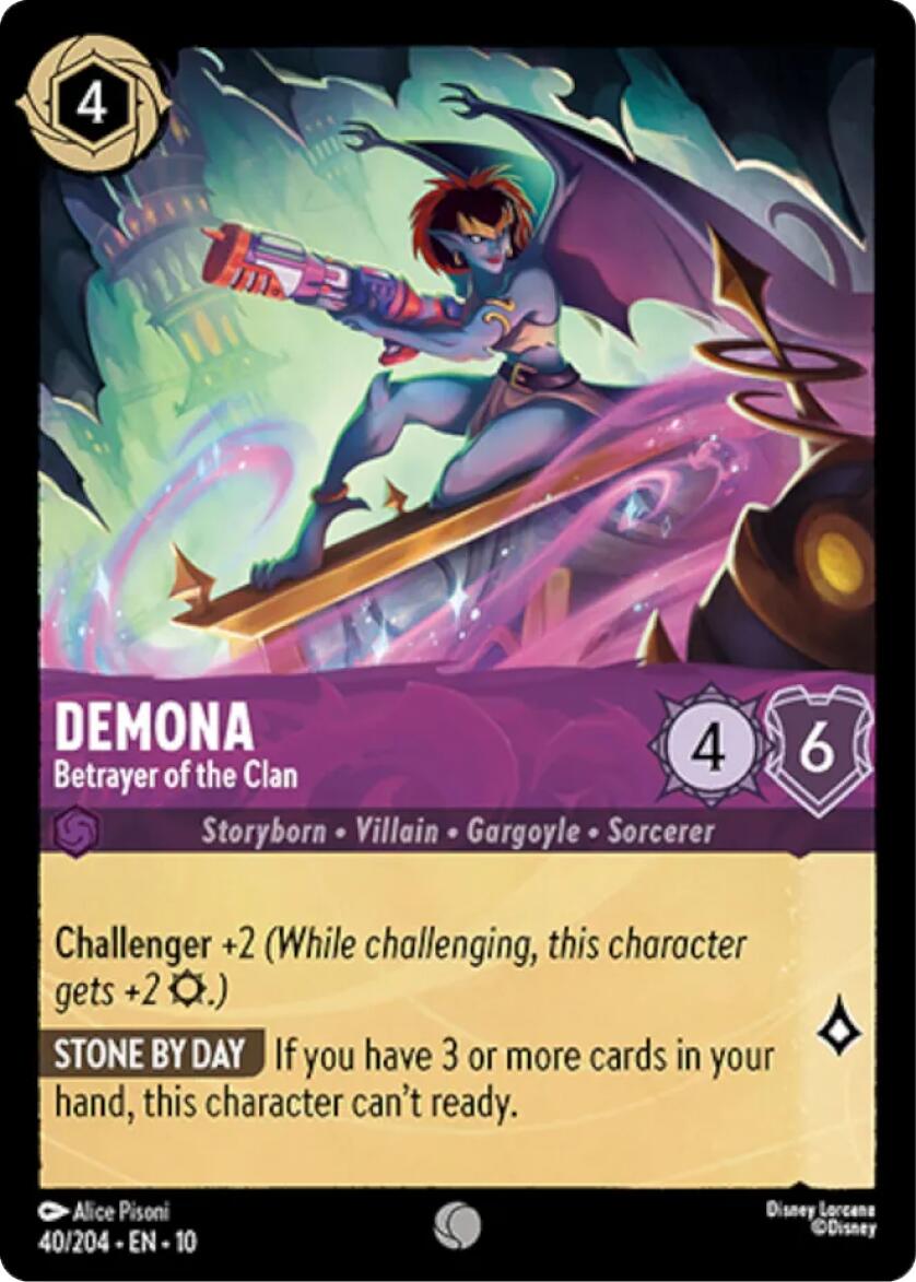 Demona - Betrayer of the Clan (40/204) [Whispers in the Well] | Infinity Cards & Collectibles