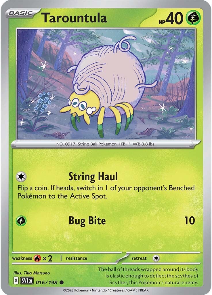 Tarountula (016/198) [Scarlet & Violet: Base Set] | Infinity Cards & Collectibles
