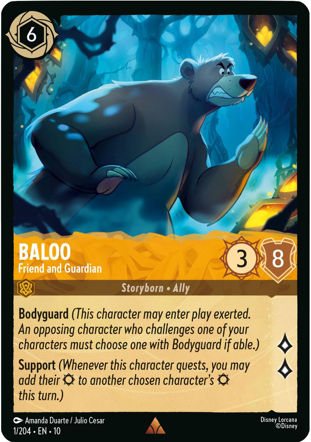 Baloo - Friend and Guardian (1/204) [Whispers in the Well] | Infinity Cards & Collectibles