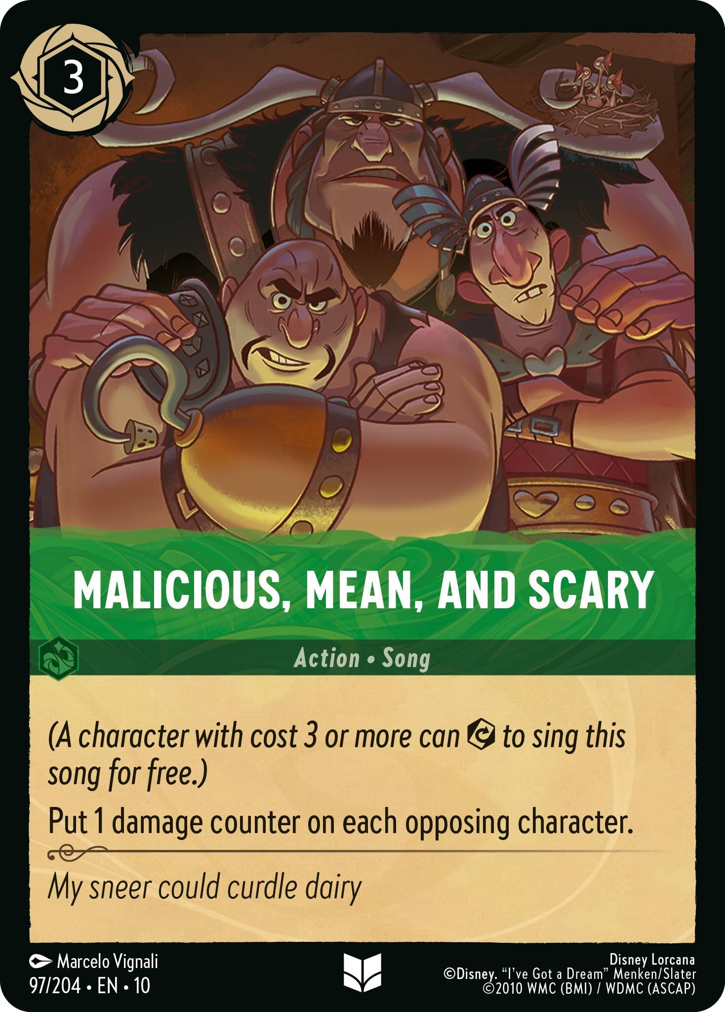 Malicious, Mean, and Scary (97/204) [Whispers in the Well] | Infinity Cards & Collectibles