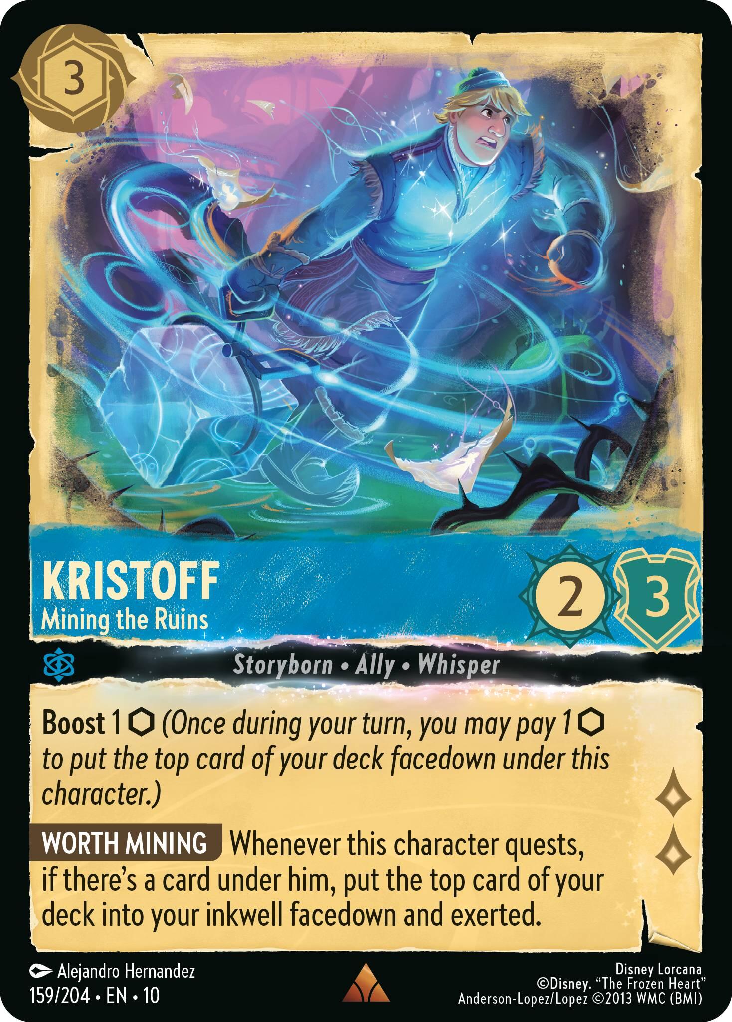 Kristoff - Mining the Ruins (159/204) [Whispers in the Well] | Infinity Cards & Collectibles