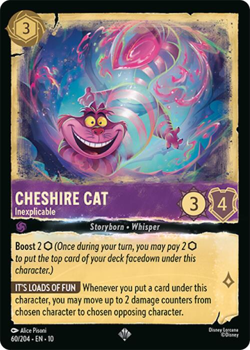 Cheshire Cat - Inexplicable (60/204) [Whispers in the Well] | Infinity Cards & Collectibles