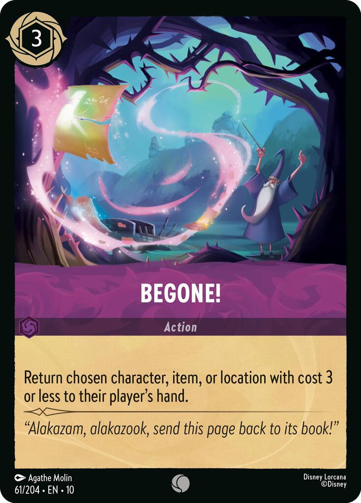 Begone! (61/204) [Whispers in the Well] | Infinity Cards & Collectibles