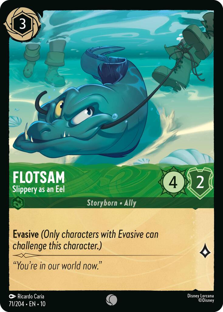 Flotsam - Slippery as an Eel (71/204) [Whispers in the Well] | Infinity Cards & Collectibles