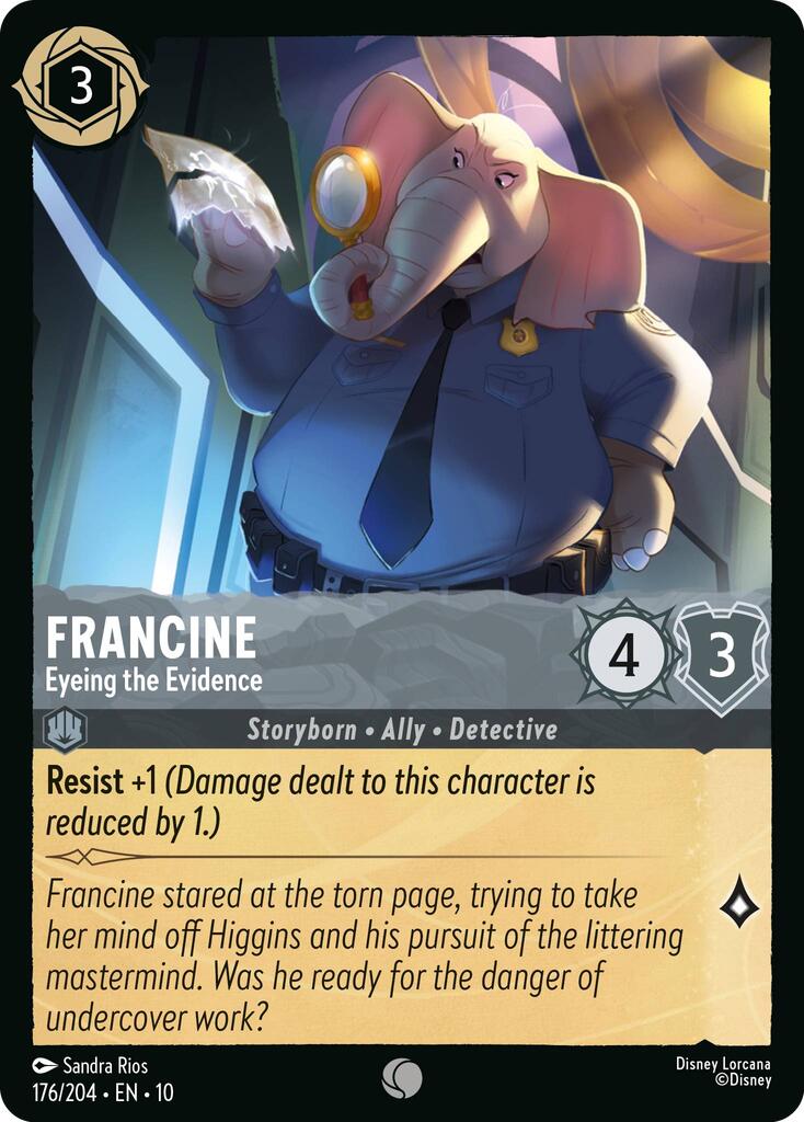 Francine - Eyeing the Evidence (176/204) [Whispers in the Well] | Infinity Cards & Collectibles