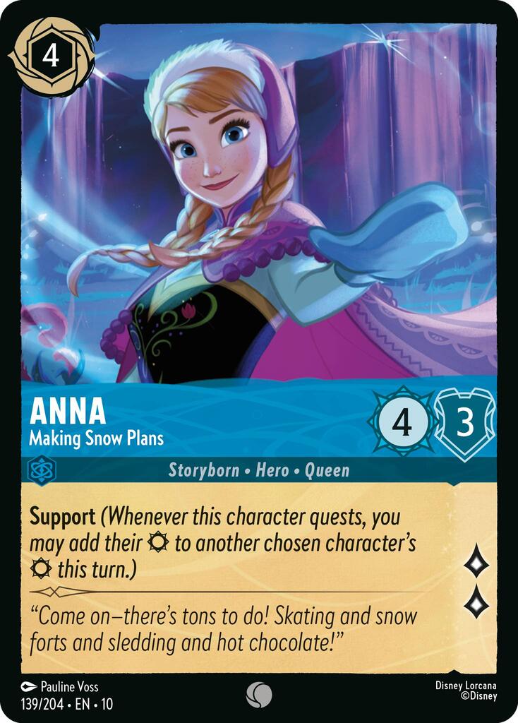 Anna - Making Snow Plans (139/204) [Whispers in the Well] | Infinity Cards & Collectibles