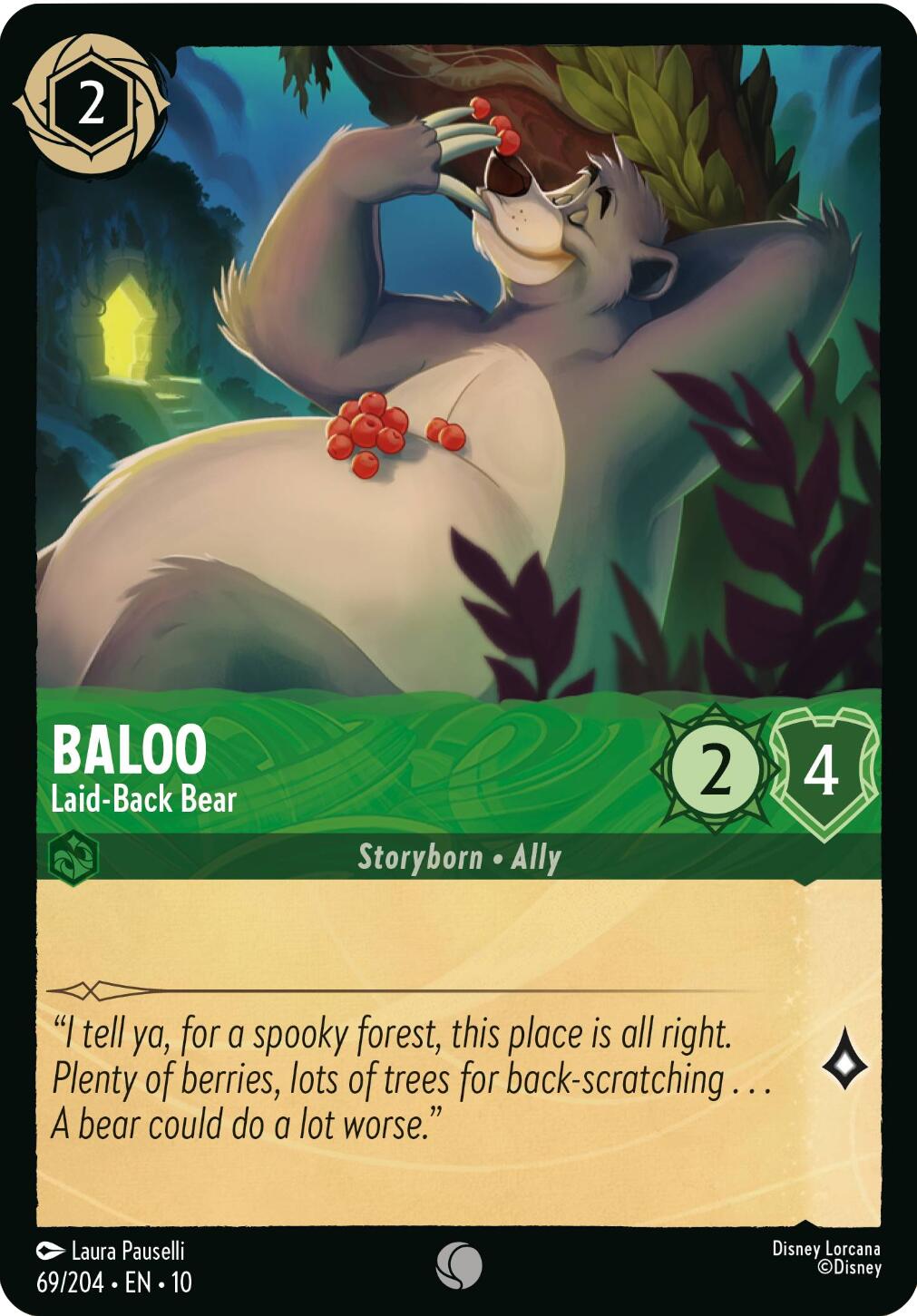 Baloo - Laid-Back Bear (69/204) [Whispers in the Well] | Infinity Cards & Collectibles