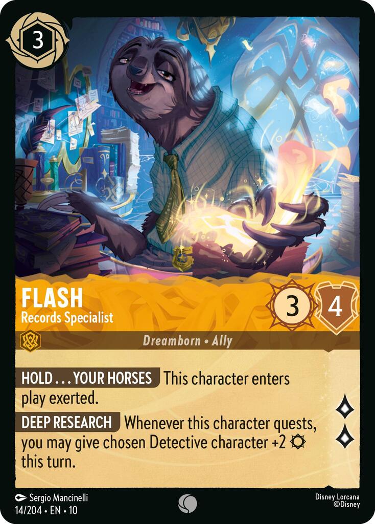 Flash - Records Specialist (14/204) [Whispers in the Well] | Infinity Cards & Collectibles