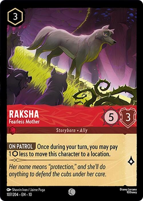 Raksha - Fearless Mother (107/204) [Whispers in the Well] | Infinity Cards & Collectibles