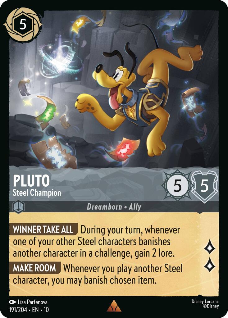 Pluto - Steel Champion (191/204) [Whispers in the Well] | Infinity Cards & Collectibles