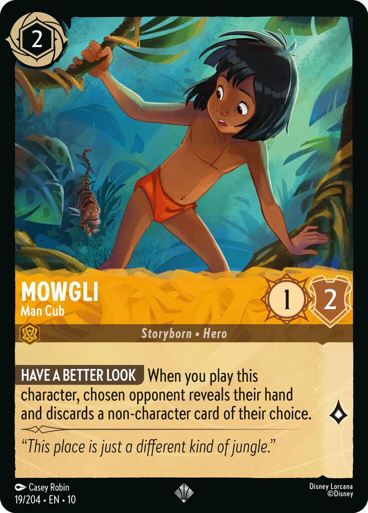 Mowgli - Man Cub (19/204) [Whispers in the Well] | Infinity Cards & Collectibles