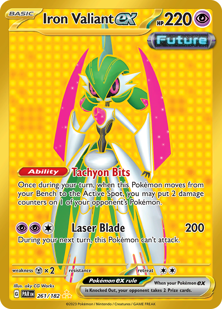 Iron Valiant ex (261/182) [Scarlet & Violet: Paradox Rift] | Infinity Cards & Collectibles