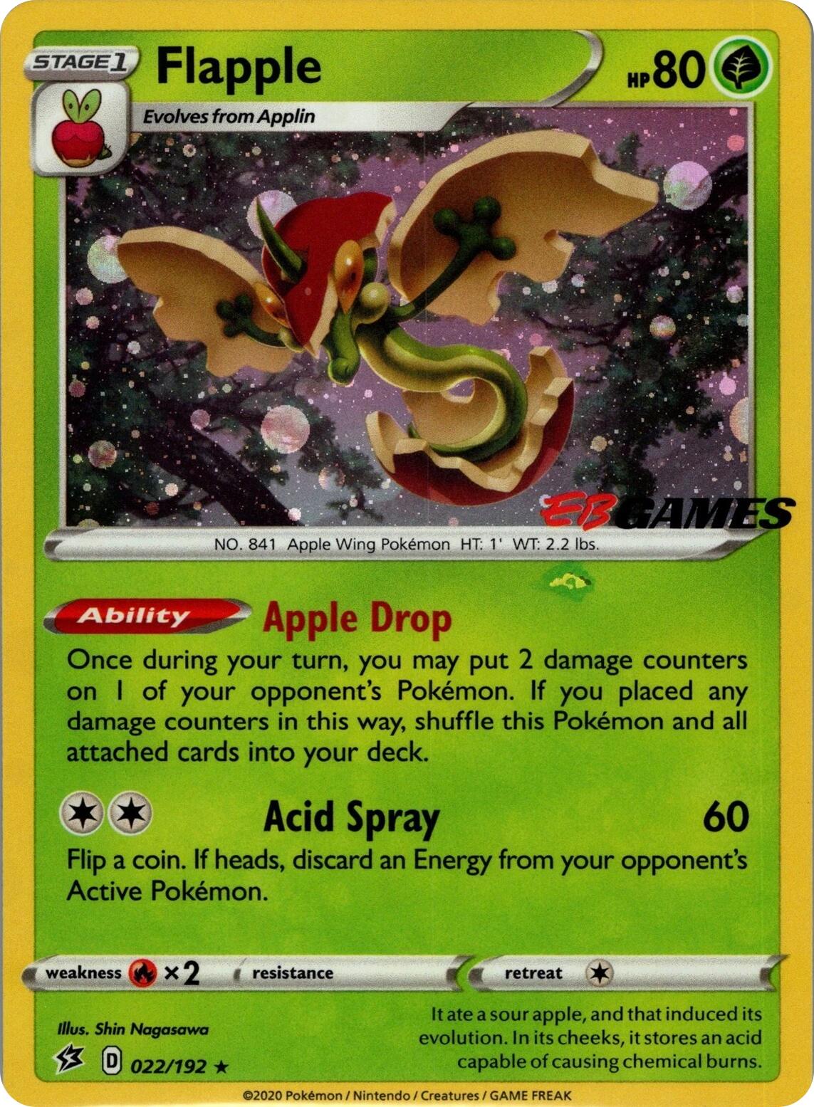 Flapple (022/192) (EB Games Exclusive APAC) [Miscellaneous Cards] | Infinity Cards & Collectibles