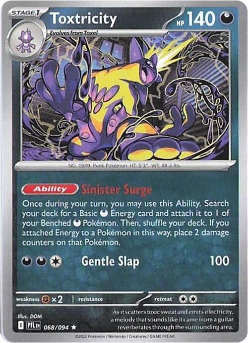 Toxtricity (068/094) [Mega Evolution: Phantasmal Flames] | Infinity Cards & Collectibles