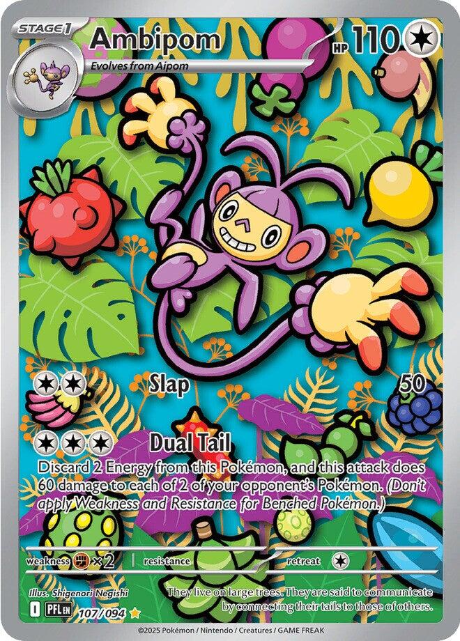Ambipom (107/094) [Mega Evolution: Phantasmal Flames] | Infinity Cards & Collectibles