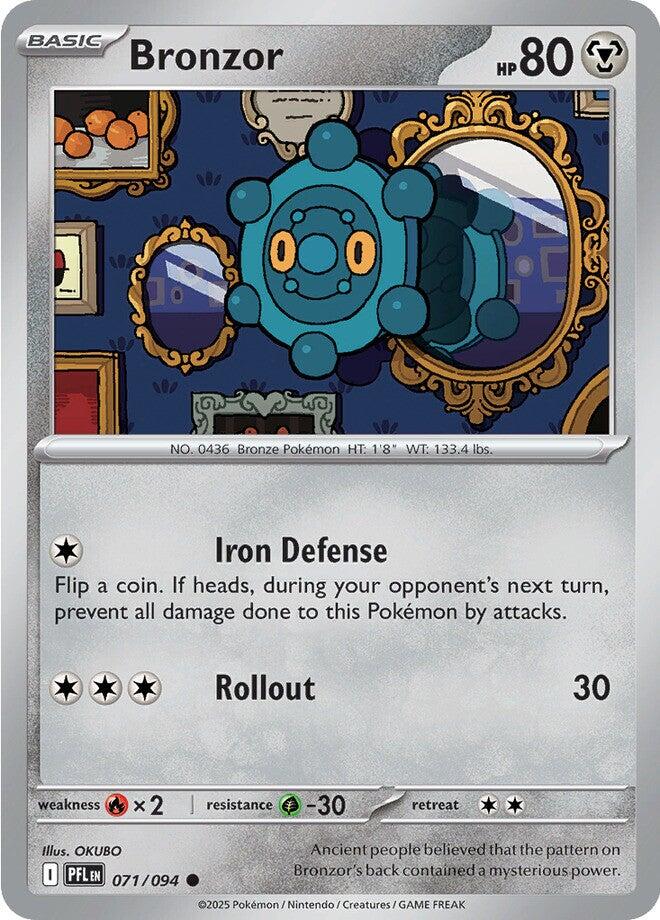 Bronzor (071/094) [Mega Evolution: Phantasmal Flames] | Infinity Cards & Collectibles