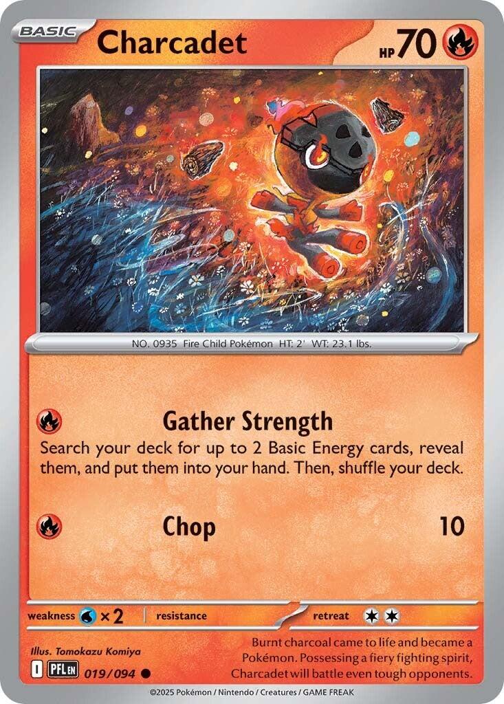 Charcadet (019/094) [Mega Evolution: Phantasmal Flames] | Infinity Cards & Collectibles