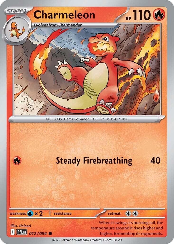 Charmeleon (012/094) [Mega Evolution: Phantasmal Flames] | Infinity Cards & Collectibles