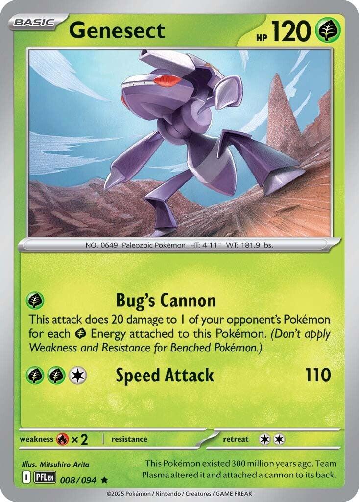 Genesect (008/094) [Mega Evolution: Phantasmal Flames] | Infinity Cards & Collectibles