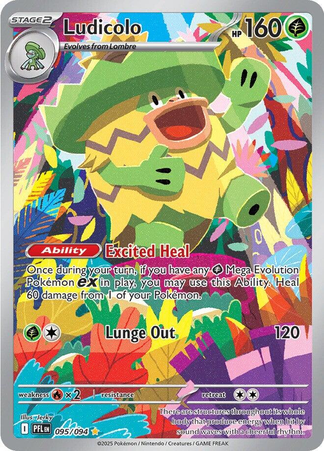Ludicolo (095/094) [Mega Evolution: Phantasmal Flames] | Infinity Cards & Collectibles