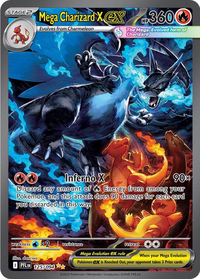 Mega Charizard X ex (125/094) [Mega Evolution: Phantasmal Flames] | Infinity Cards & Collectibles