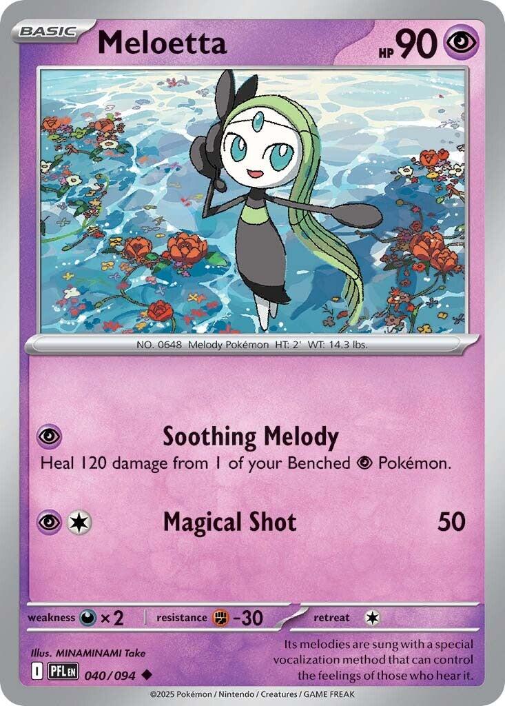 Meloetta (040/094) [Mega Evolution: Phantasmal Flames] | Infinity Cards & Collectibles