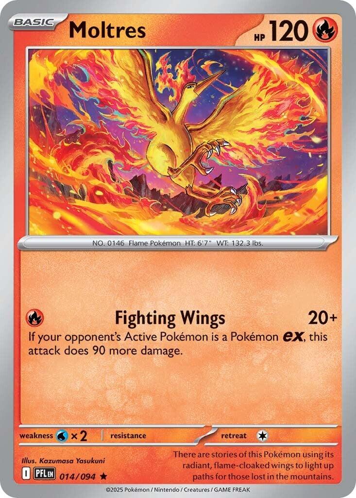 Moltres (014/094) [Mega Evolution: Phantasmal Flames] | Infinity Cards & Collectibles