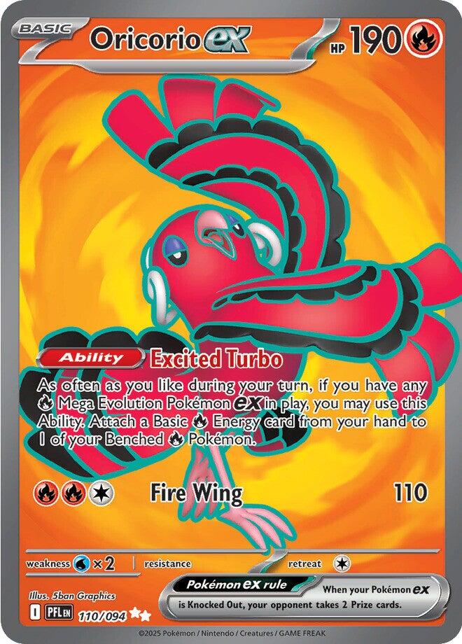 Oricorio ex (110/094) [Mega Evolution: Phantasmal Flames] | Infinity Cards & Collectibles