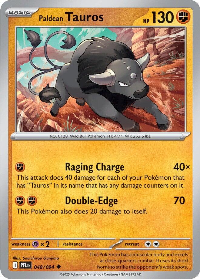 Paldean Tauros (048/094) [Mega Evolution: Phantasmal Flames] | Infinity Cards & Collectibles