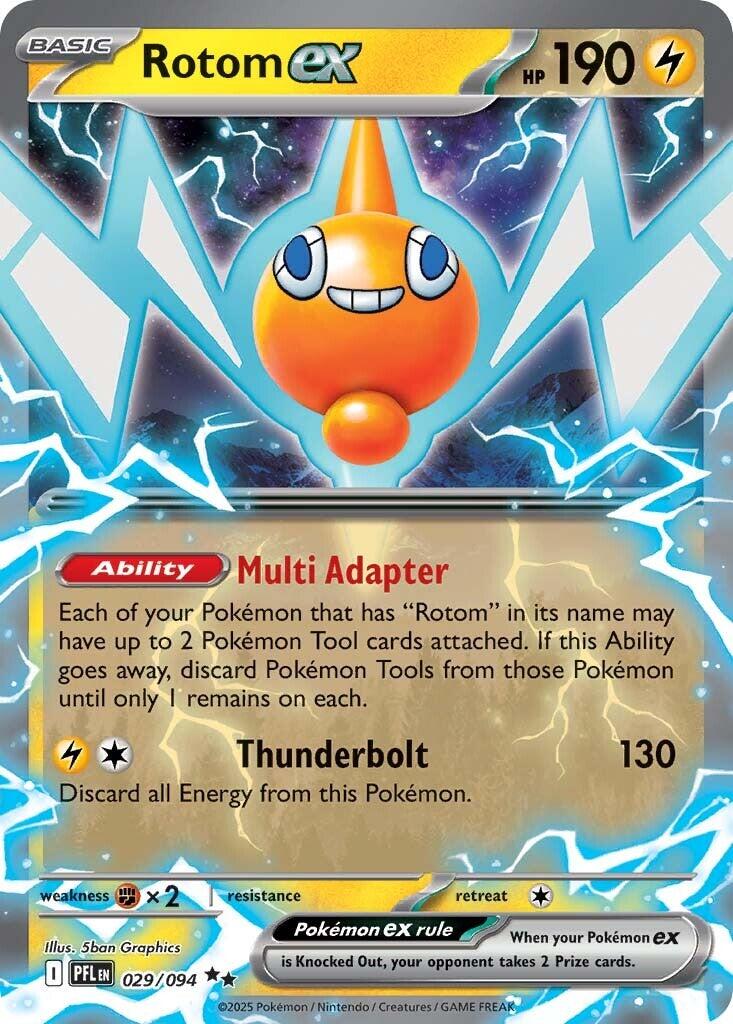 Rotom ex (029/094) [Mega Evolution: Phantasmal Flames] | Infinity Cards & Collectibles