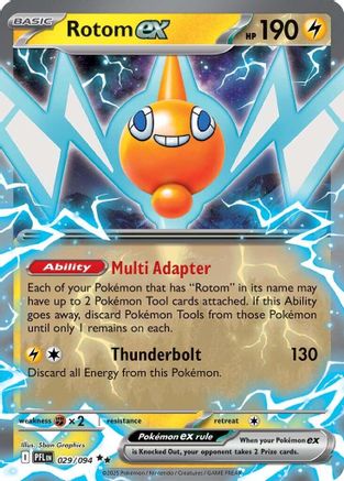 Rotom ex (029/094) [Mega Evolution: Phantasmal Flames]
