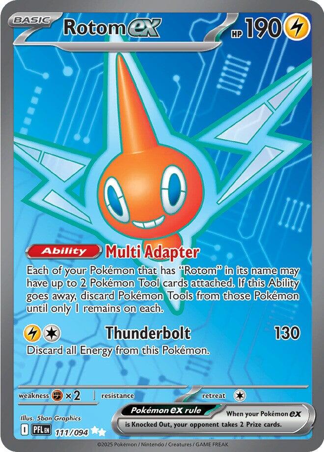 Rotom ex (111/094) [Mega Evolution: Phantasmal Flames] | Infinity Cards & Collectibles