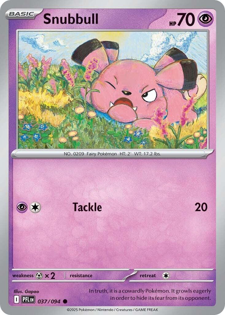 Snubbull (037/094) [Mega Evolution: Phantasmal Flames] | Infinity Cards & Collectibles