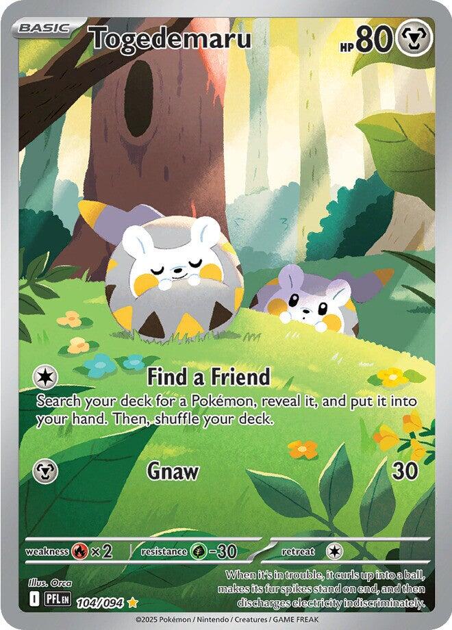 Togedemaru (104/094) [Mega Evolution: Phantasmal Flames] | Infinity Cards & Collectibles