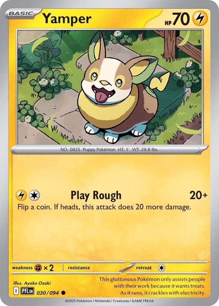 Yamper (030/094) [Mega Evolution: Phantasmal Flames] | Infinity Cards & Collectibles