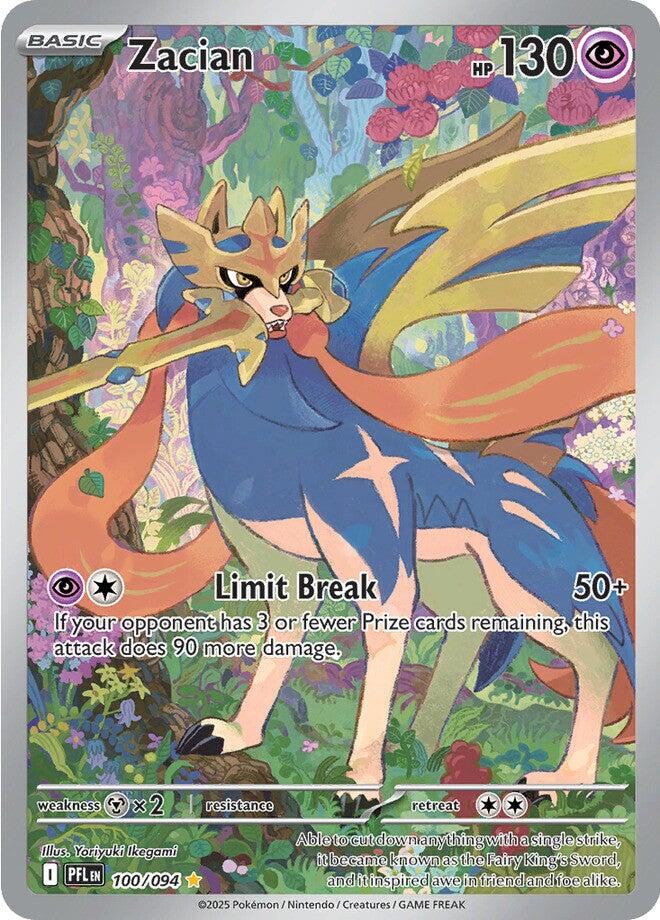 Zacian (100/094) [Mega Evolution: Phantasmal Flames] | Infinity Cards & Collectibles