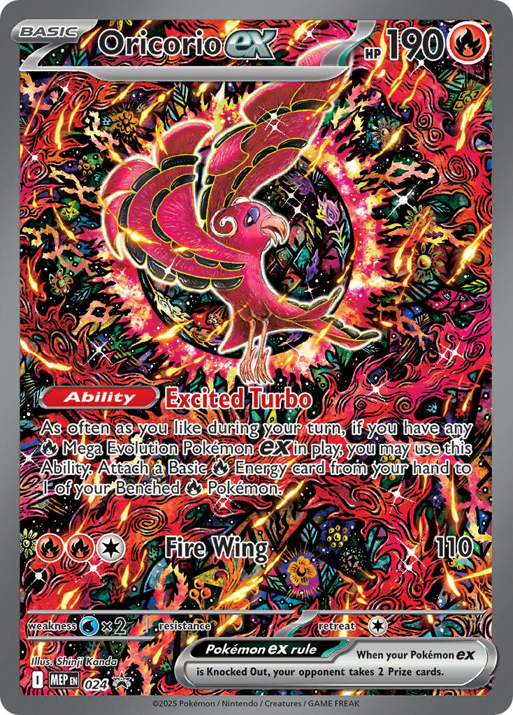 Oricorio ex (024) [Mega Evolution Promo] | Infinity Cards & Collectibles