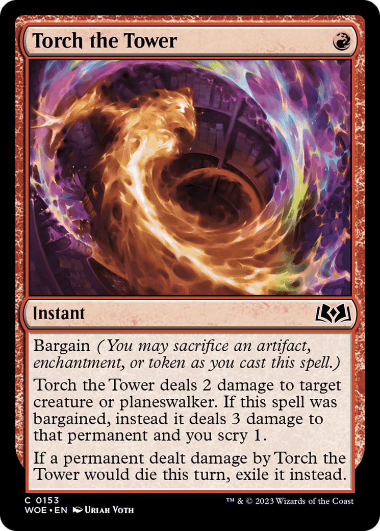 Torch the Tower [Wilds of Eldraine] | Infinity Cards & Collectibles