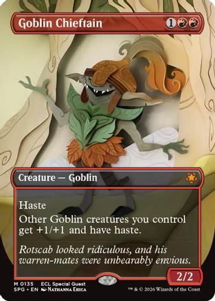 Goblin Chieftain (Borderless) [Lorwyn Eclipsed Special Guests]