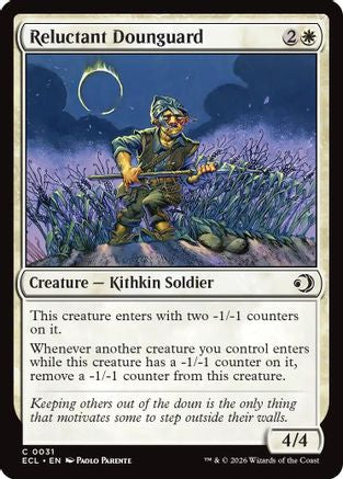 Reluctant Dounguard [Lorwyn Eclipsed]