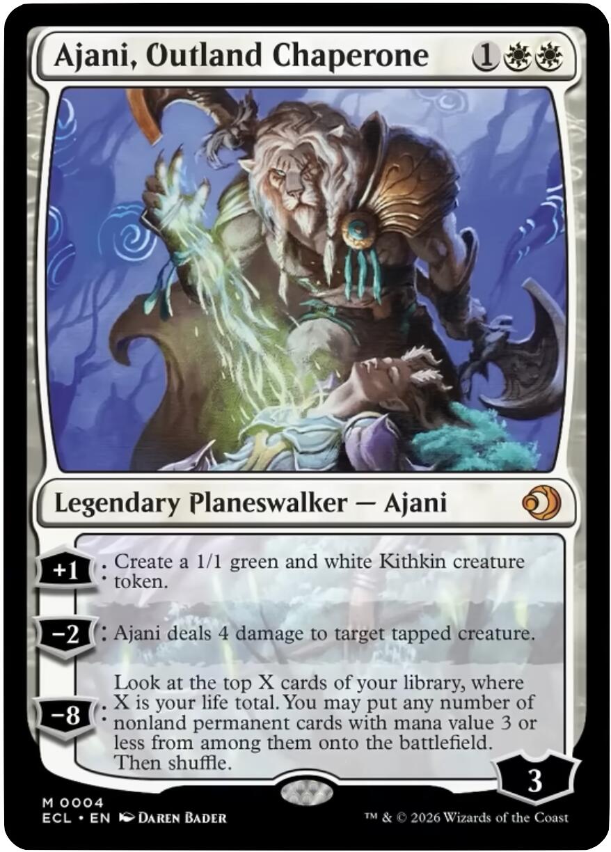 Ajani, Outland Chaperone [Lorwyn Eclipsed] | Infinity Cards & Collectibles